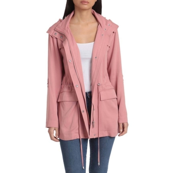 AVEC LES FILLES Lyocell Anorak Jacket - Picture 1 of 13